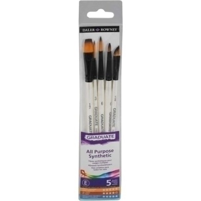 D212550006-PINCEL DALER ROWNEY GRADUATE M.CORTO B/5 precio por 1 unidades