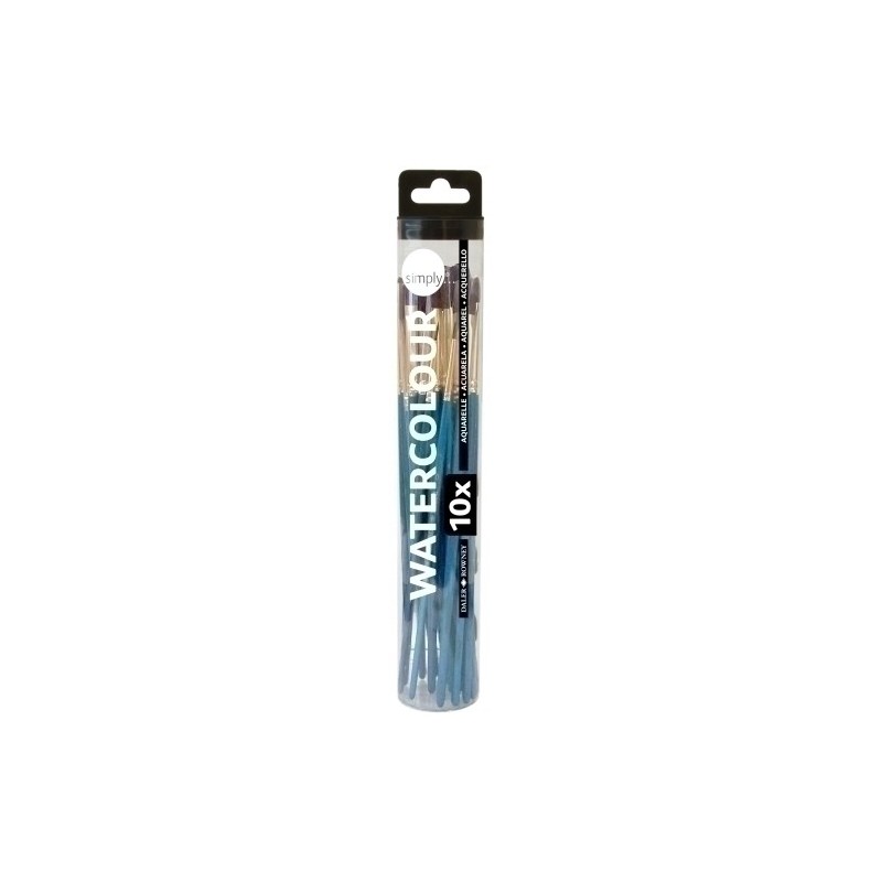 D126500814-PINCEL DALER ROWNEY ACUARELA SET 10 precio por 1 unidades