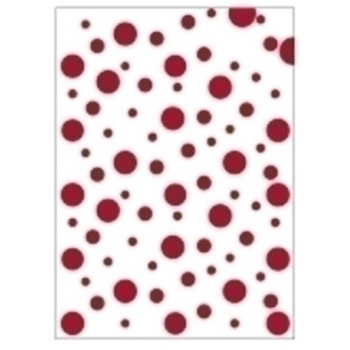 00072103-BOLSA DISFRAZ 65x90 IMPR.TOPOS ROJO precio por 5 unidades