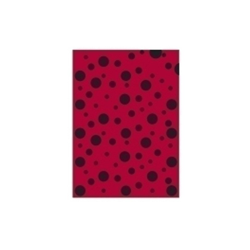 00072305-BOLSA DISFRAZ 56x70 IMPRESA TOPOS NEGRO precio por 25 unidades