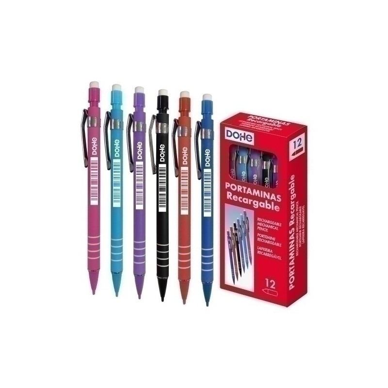 79608-PORTAMINAS DOHE GRIP CAJA 12 precio por 1 unidades