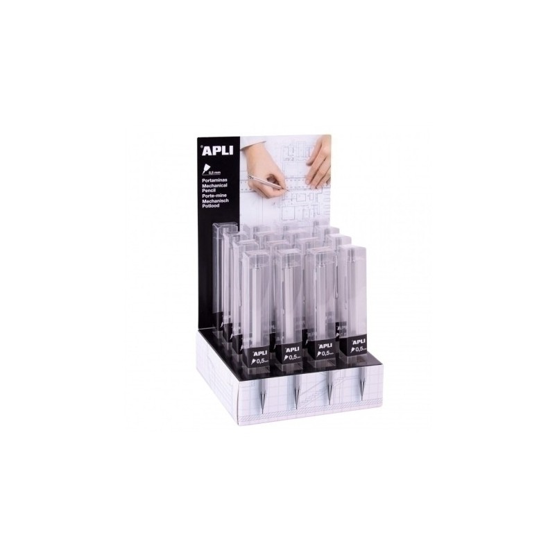 18514-PORTAMINAS APLI METAL 0.5 mm EXP.16 precio por 1 unidades