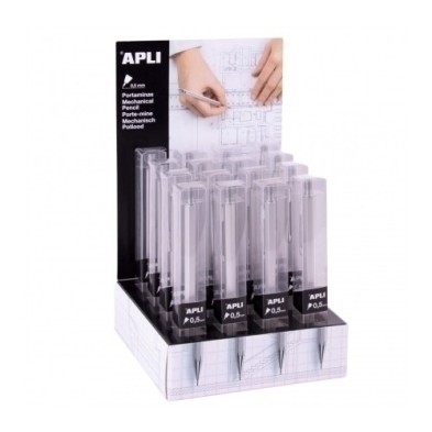 18514-PORTAMINAS APLI METAL 0.5 mm EXP.16 precio por 1 unidades