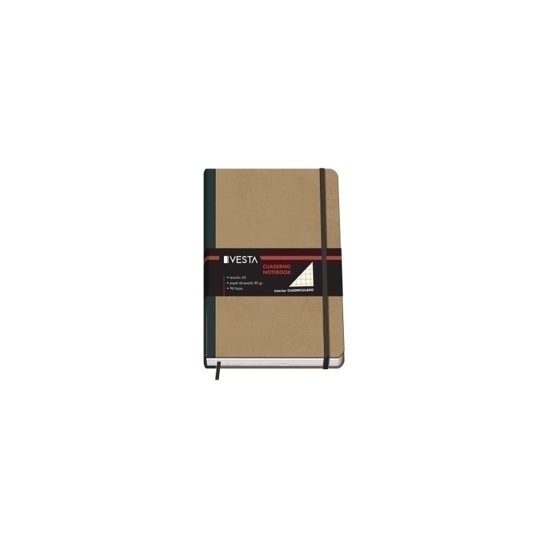 10639-CUADERNO VESTA NATURE A5 96h CD.5 precio por 1 unidades