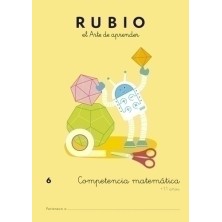 CM6-CUADERNO RUBIO A4 COMP.MATEMATICAS 6 precio por 5 unidades