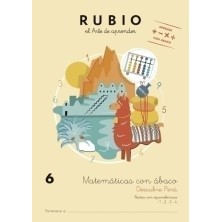 AB6-CUADERNO RUBIO A4 MATEMATICAS ABACO 6 precio por 5 unidades