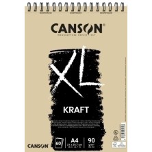 C400039141-BLOC DIBUJO CANSON XL KRAFT C/ESP. A4 90 precio por 5 unidades