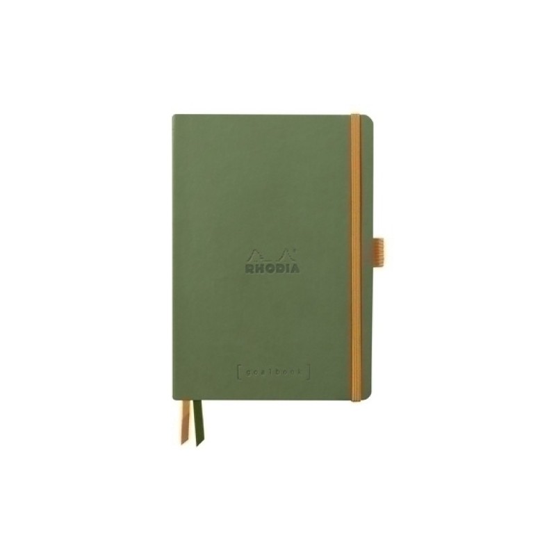 117804C-CUADERNO RHODIA SAUGE A5 120h DOTS precio por 1 unidades