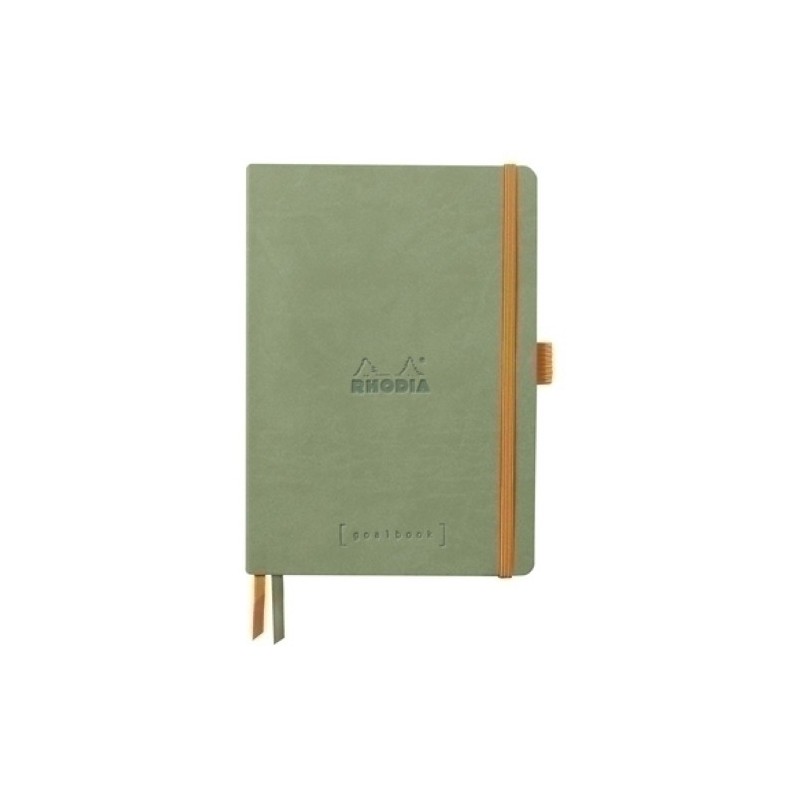 117805C-CUADERNO RHODIA CELADON A5 120h DOTS precio por 1 unidades