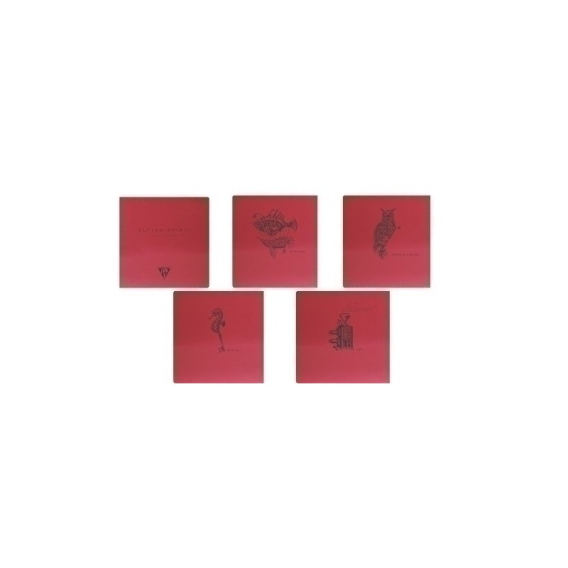 930033C-BLOC DIBUJO CLAIR. FLYING ROJO COS. 21x1 precio por 5 unidades