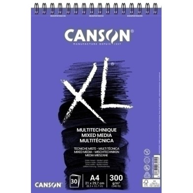 C200807215-BLOC DIBUJO CANSON XL MIX MED. C/ESP. A4 precio por 5 unidades