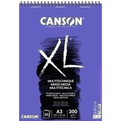 C200807216-BLOC DIBUJO CANSON XL MIX MED. C/ESP. A3 precio por 5 unidades