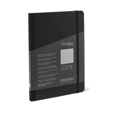 F19111408-CUAD. FABRIANO EQ PLUS A5 80h LISO NEGRO precio por 1 unidades