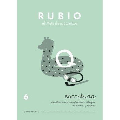 C6-CUADERNO RUBIO A5 ESCRITURA  6 precio por 10 unidades