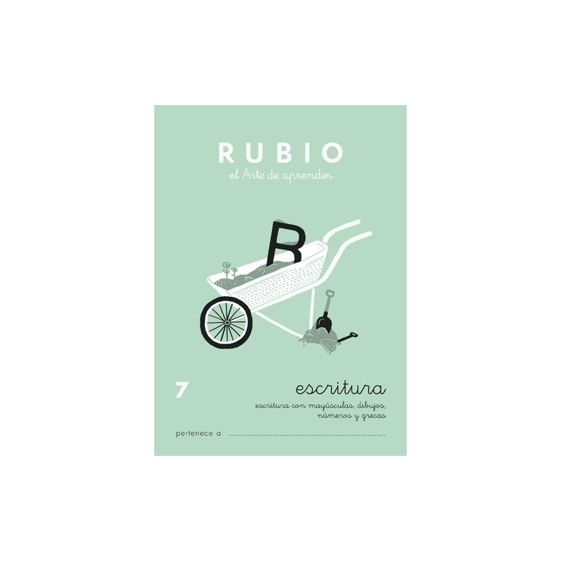 C7-CUADERNO RUBIO A5 ESCRITURA  7 precio por 10 unidades