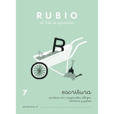 C7-CUADERNO RUBIO A5 ESCRITURA  7 precio por 10 unidades