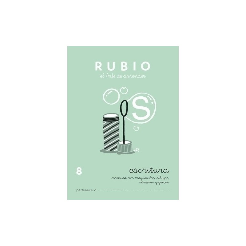 C8-CUADERNO RUBIO A5 ESCRITURA  8 precio por 10 unidades