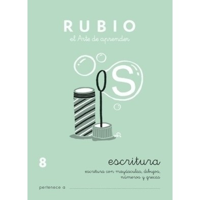 C8-CUADERNO RUBIO A5 ESCRITURA  8 precio por 10 unidades