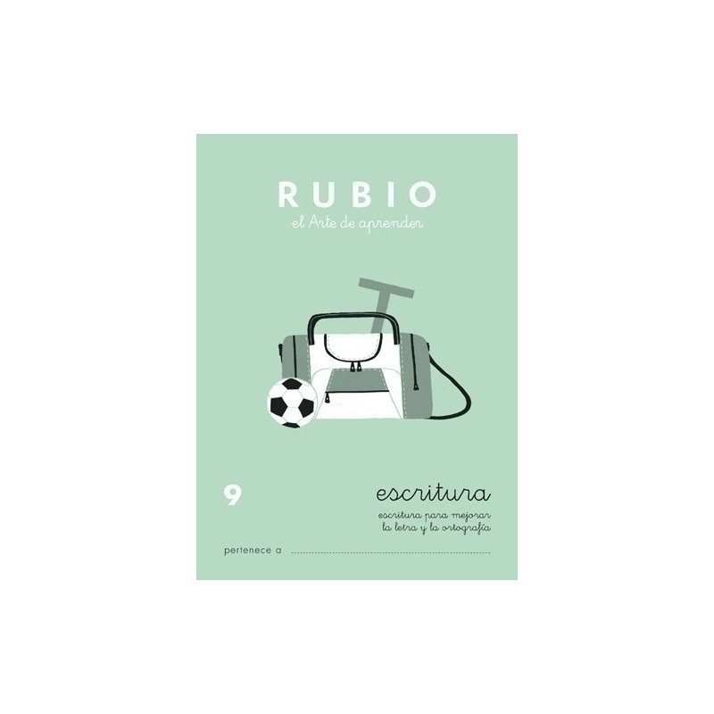 C9-CUADERNO RUBIO A5 ESCRITURA  9 precio por 10 unidades