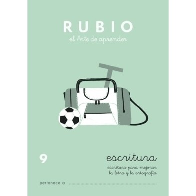 C9-CUADERNO RUBIO A5 ESCRITURA  9 precio por 10 unidades