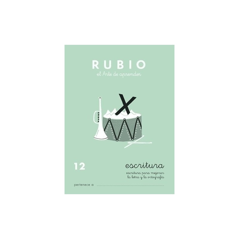 C12-CUADERNO RUBIO A5 ESCRITURA 12 precio por 10 unidades