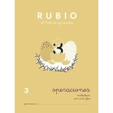 P3-CUADERNO RUBIO A5 OPERAC.y PROBLEMAS  3 precio por 10 unidades