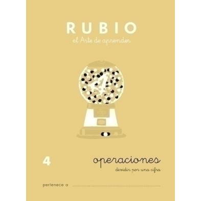 P4-CUADERNO RUBIO A5 OPERAC.y PROBLEMAS  4 precio por 10 unidades