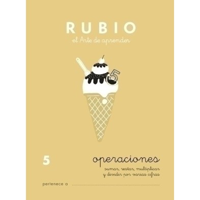 P5-CUADERNO RUBIO A5 OPERAC.y PROBLEMAS  5 precio por 10 unidades