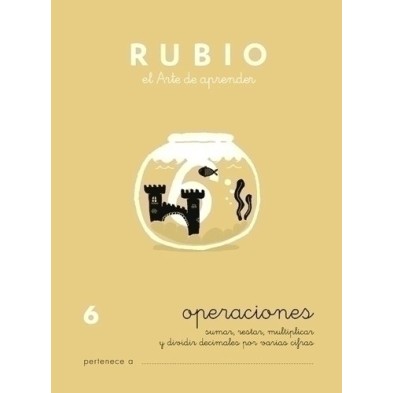 P6-CUADERNO RUBIO A5 OPERAC.y PROBLEMAS  6 precio por 10 unidades
