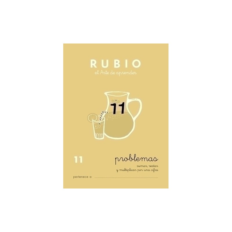 P11-CUADERNO RUBIO A5 OPERAC.y PROBLEMAS 11 precio por 10 unidades