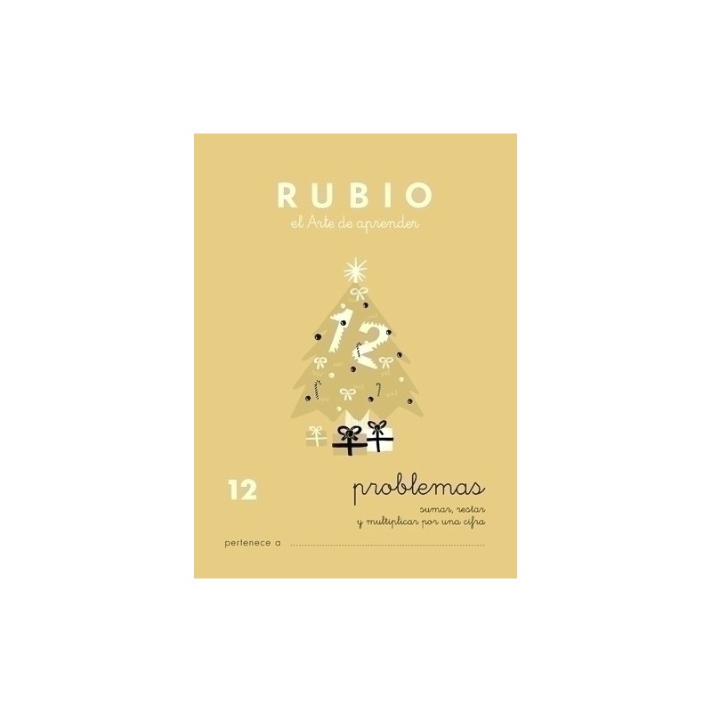P12-CUADERNO RUBIO A5 OPERAC.y PROBLEMAS 12 precio por 10 unidades