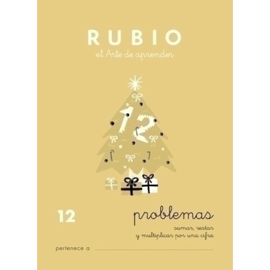 P12-CUADERNO RUBIO A5 OPERAC.y PROBLEMAS 12 precio por 10 unidades