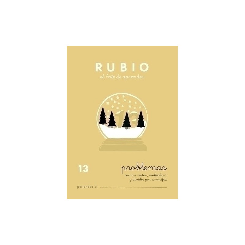 P13-CUADERNO RUBIO A5 OPERAC.y PROBLEMAS 13 precio por 10 unidades
