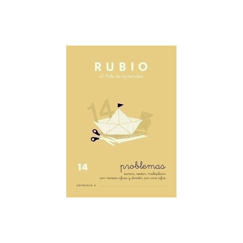 P14-CUADERNO RUBIO A5 OPERAC.y PROBLEMAS 14 precio por 10 unidades