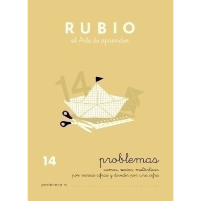 P14-CUADERNO RUBIO A5 OPERAC.y PROBLEMAS 14 precio por 10 unidades