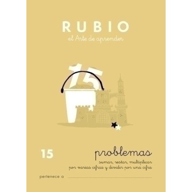 P15-CUADERNO RUBIO A5 OPERAC.y PROBLEMAS 15 precio por 10 unidades
