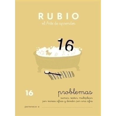 P16-CUADERNO RUBIO A5 OPERAC.y PROBLEMAS 16 precio por 10 unidades