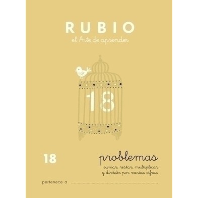 P18-CUADERNO RUBIO A5 OPERAC.y PROBLEMAS 18 precio por 10 unidades