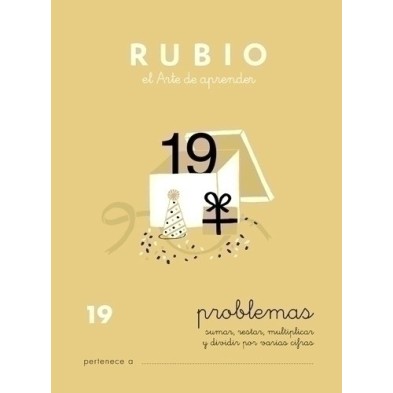 P19-CUADERNO RUBIO A5 OPERAC.y PROBLEMAS 19 precio por 10 unidades