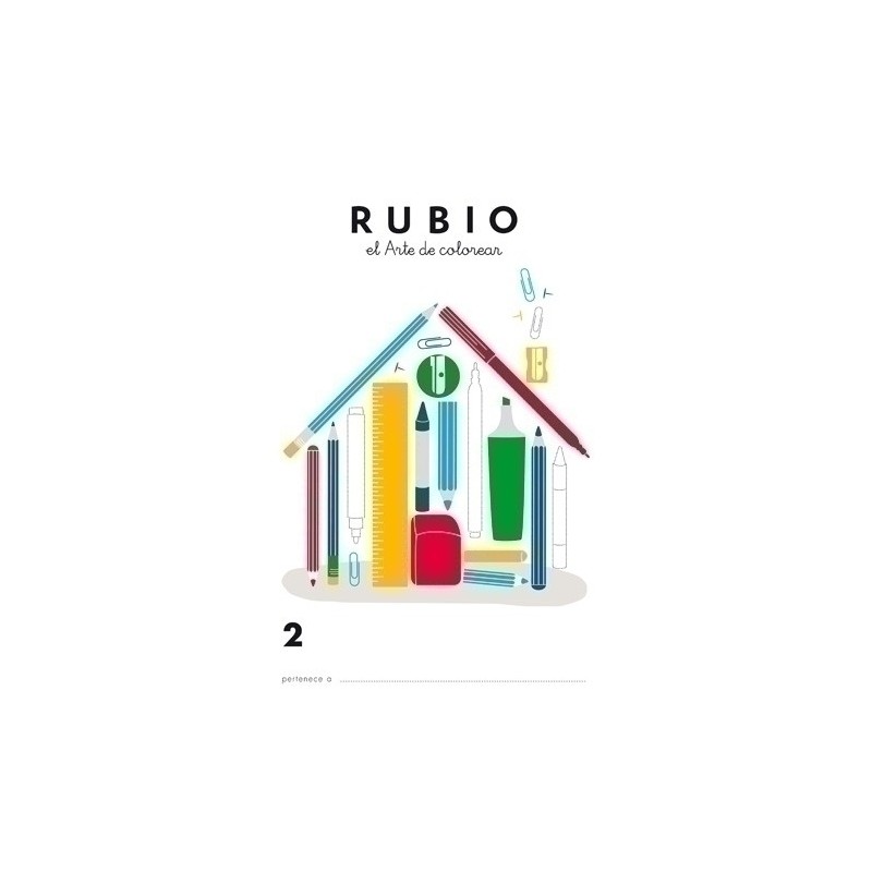 CCOL2-CUADERNO RUBIO A4 de COLOREAR 2 precio por 5 unidades