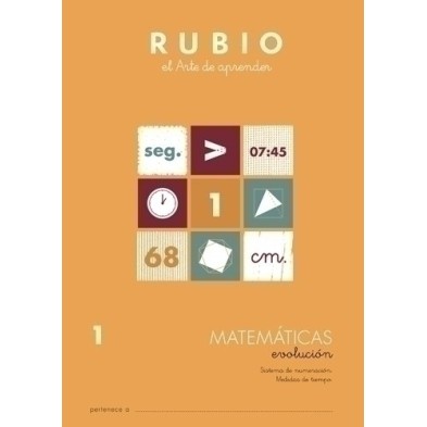 MEV1-CUADERNO RUBIO A4 MATEMATIC. EVOLUCION 1 precio por 10 unidades