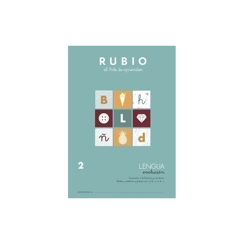 LEV2-CUADERNO RUBIO A4 LENGUA EVOLUCION 2 precio por 10 unidades