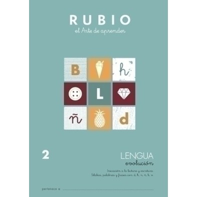 LEV2-CUADERNO RUBIO A4 LENGUA EVOLUCION 2 precio por 10 unidades