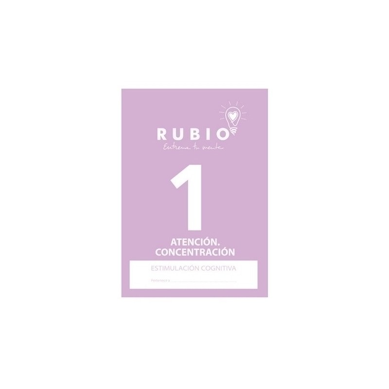 ECA1-CUADERNO RUBIO A4 ESTIM.COGN.ATENCION 1 precio por 5 unidades