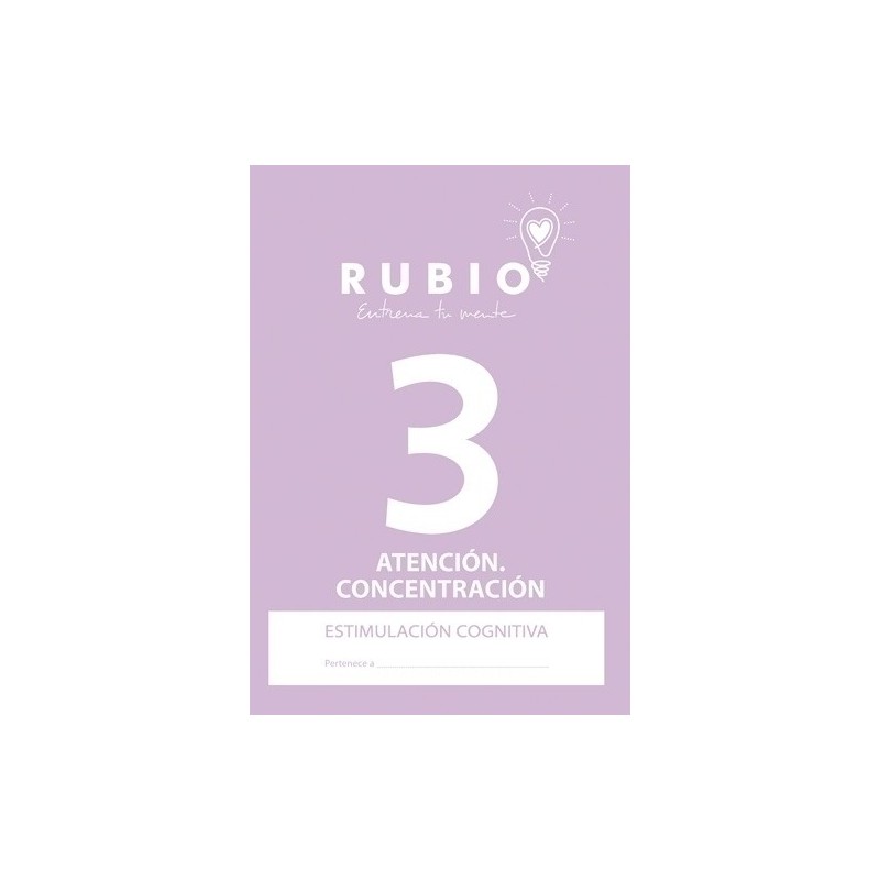 ECA3-CUADERNO RUBIO A4 ESTIM.COGN.ATENCION 3 precio por 5 unidades