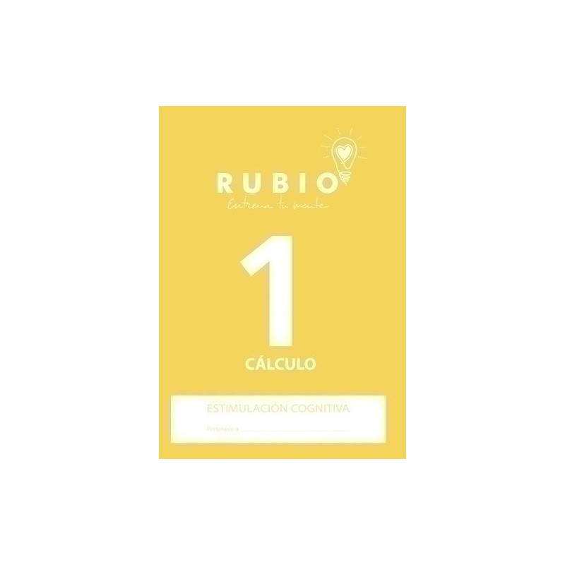 ECC1-CUADERNO RUBIO A4 ESTIM.COGN.CALCULO 1 precio por 5 unidades