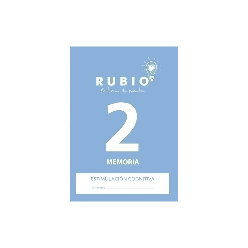 ECM2-CUADERNO RUBIO A4 ESTIM.COGN.MEMORIA 2 precio por 5 unidades