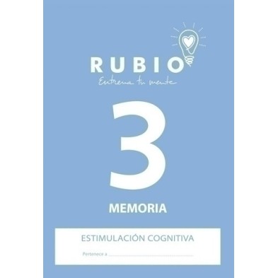 ECM3-CUADERNO RUBIO A4 ESTIM.COGN.MEMORIA 3 precio por 5 unidades