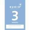 ECM3-CUADERNO RUBIO A4 ESTIM.COGN.MEMORIA 3 precio por 5 unidades