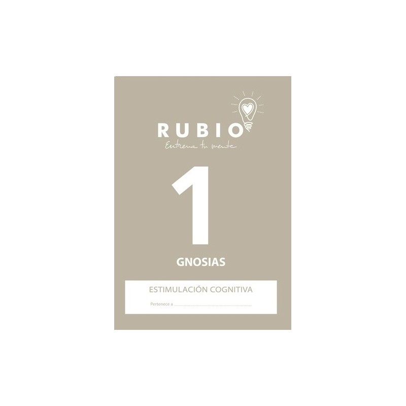 ECG1-CUADERNO RUBIO A4 ESTIM.COGN.GNOSIAS 1 precio por 5 unidades